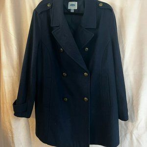 Old Navy Pea Coat - navy, 2X